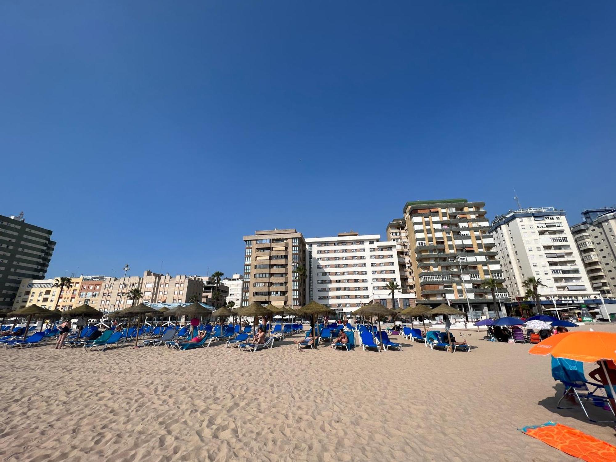 Atico Primera Linea De Playa. Cádis Exterior foto